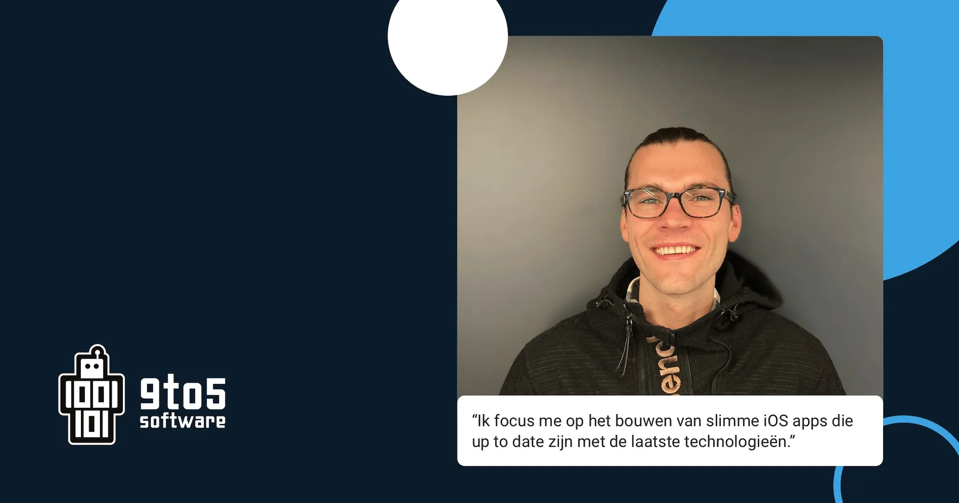 Onze nieuwe iOS developer - Na een intensieve zoektocht hebben we onze nieuwe iOS developer gevonden