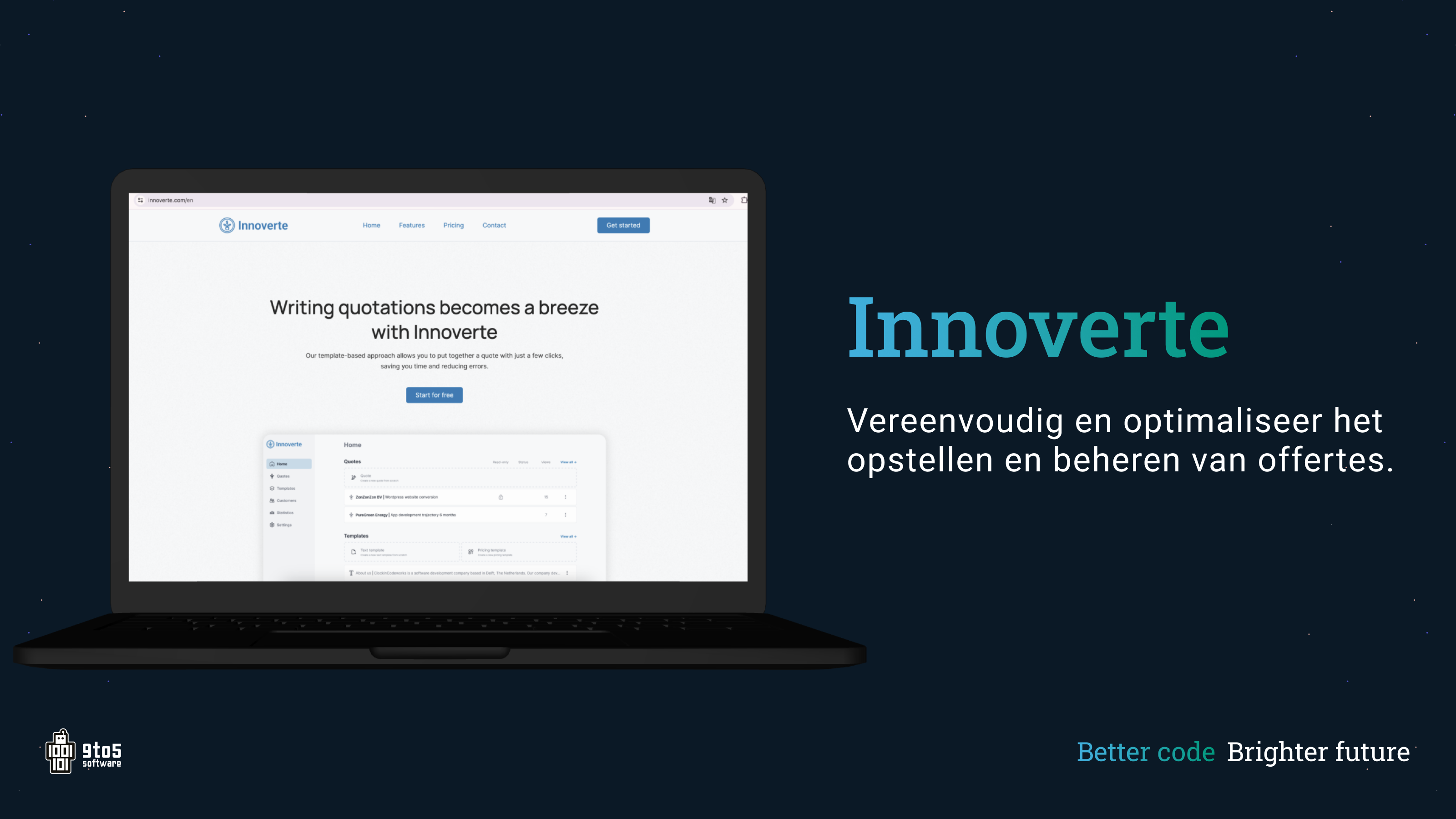 Innoverte - Het nieuwe platform dat het offerteproces vereenvoudigt en verbetert.