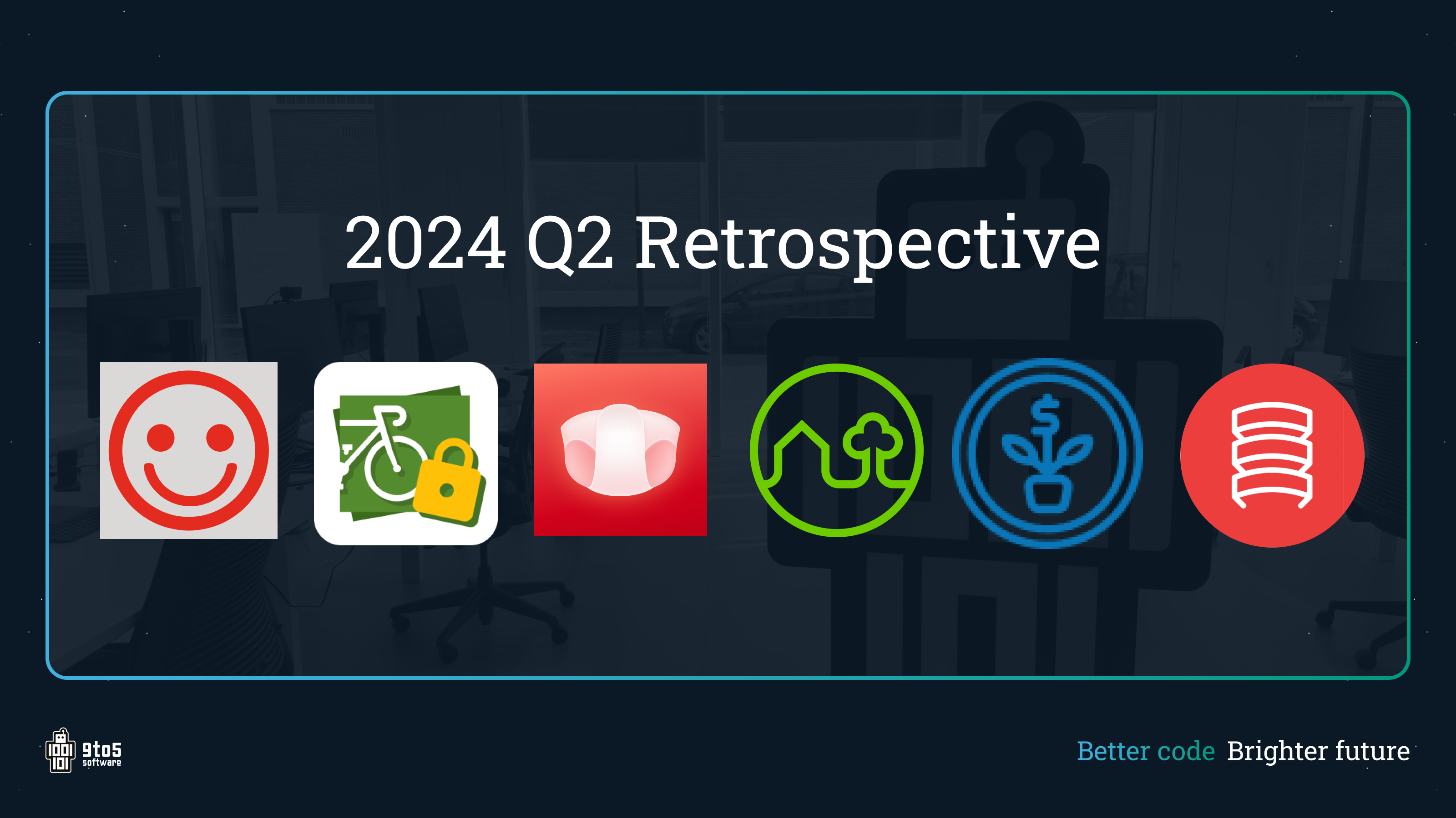 Q2 2024 Retrospective: Een kwartaal van innovatie bij 9to5 - Kleine updates, onderhoud van apps, maar ook nieuwe features en zelfs twee nieuwe launches! Deze blog geeft een overzicht van alles wat we de afgelopen 3 maanden hebben bereikt.