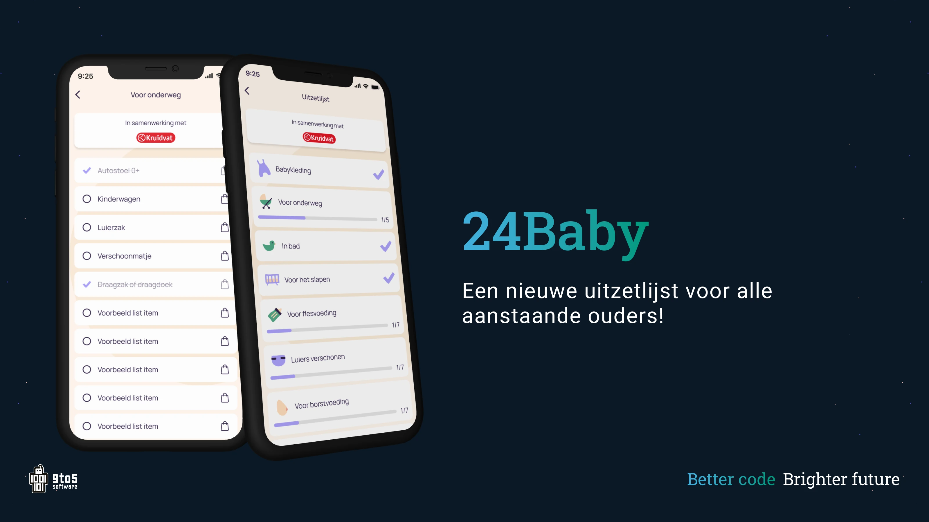 De 24baby uitzetlijst - De nieuwste update voor 24baby!